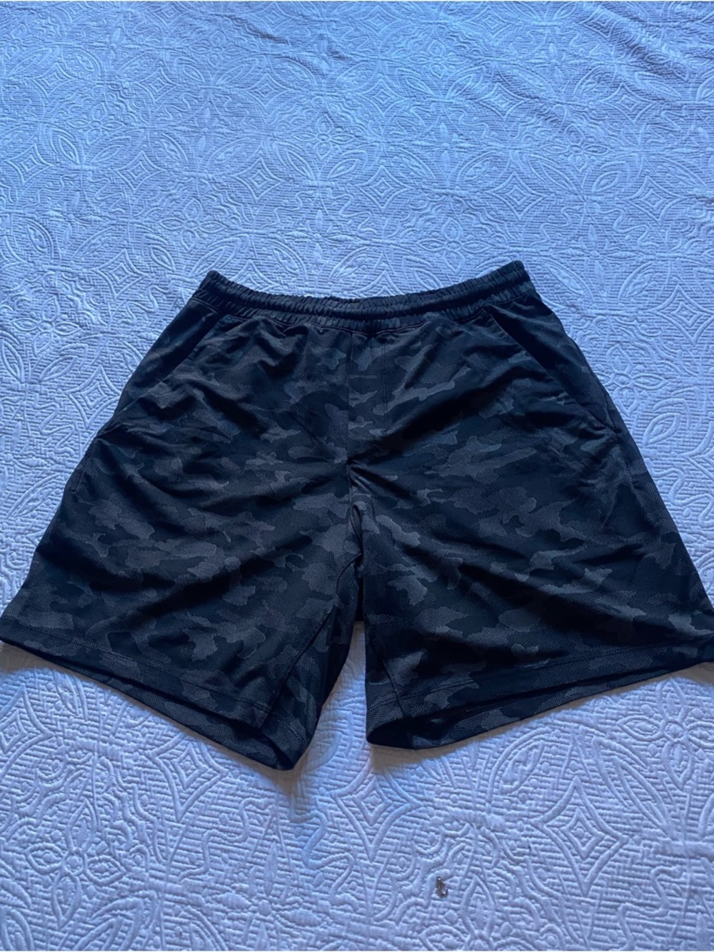 lululemon athletica Black Camo Training Shorts